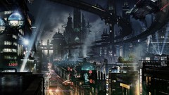 Cities artwork futuristic