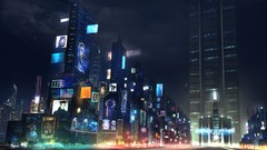Cities artwork futuristic