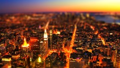 Cities cityscapes new york city tilt-shift