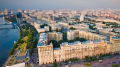 Cities cityscapes tilt-shift