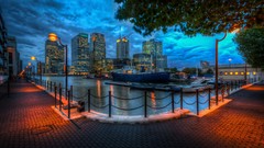 Cities HDR Photography Docks