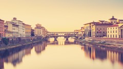 Cities rivers ponte vecchio