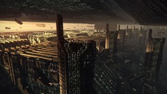 Cities science fiction artwork