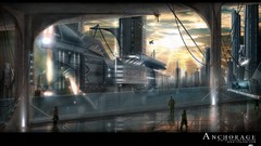 Cities science fiction futuristic