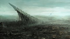 Cities scythe science fiction artwork Chris Cold