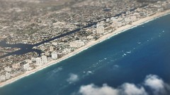 Cities skies tilt-shift