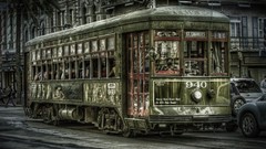 Cities streets Photo manipulation new orleans trainway