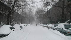 City black white photos New and York