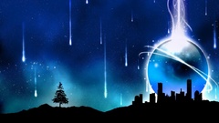 City blue one abstract really