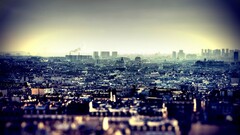 City cityscape clouds