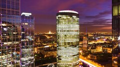 City cityscape Moscow Russia City Lights