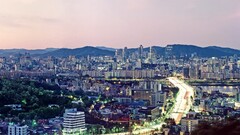 City cityscape Seoul Asia