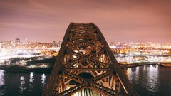 City Lights Bridges cities cityscapes