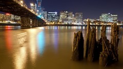 City Lights Bridges cityscapes