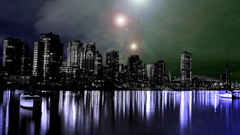 City night skyline