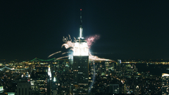 City pattern lighting crazy