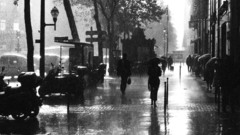 City rain The wide screen high dbef