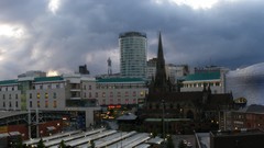 City skyline multiscreen