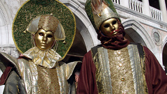 City venice carnival masks