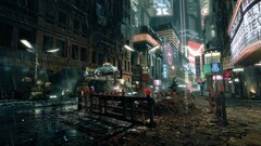 cityscape Blade Runner artwork futuristic video games City urban