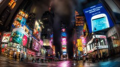 cityscape City building hdr lights Times Square new york city