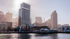 cityscape City building San Francisco USA water