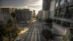 cityscape City hdr building street Los Angeles USA