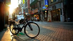 cityscape City street sunlight vehicle urban bicycle Asia