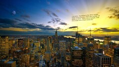 cityscape quote motivational landscape building