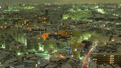 Cityscape winter soule high