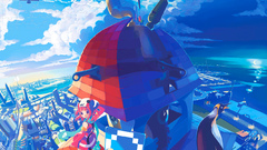 Cityscapes Animals Penguins Anime