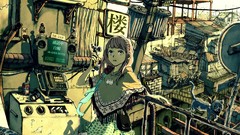 Cityscapes Anime anime girls