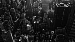 Cityscapes architecture buildings grayscale