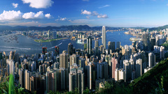 Cityscapes architecture buildings Hong