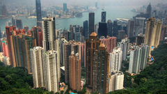 Cityscapes architecture buildings Hong