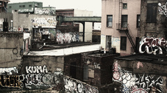 Cityscapes architecture graffiti buildings