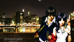 Cityscapes architecture neon genesis