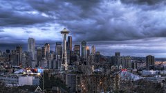 Cityscapes architecture Seattle buildings