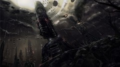 Cityscapes artwork digital art fantasy art futuristic