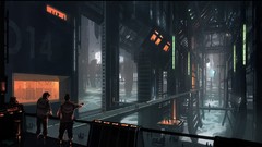 Cityscapes artwork futuristic