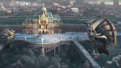 Cityscapes artwork futuristic