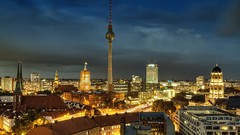 Cityscapes Berlin City Lights