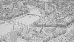 Cityscapes Bridges buildings Drawn