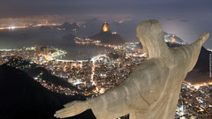 Cityscapes buildings Brazil cristo