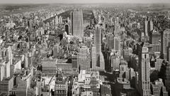 Cityscapes buildings grayscale Skyscrapers