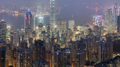 Cityscapes buildings Hong Kong