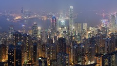 Cityscapes buildings Hong Kong