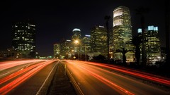 Cityscapes buildings long exposure