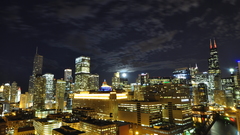 Cityscapes buildings nightlights