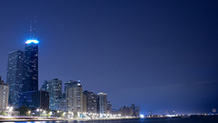 Cityscapes buildings nightlights reflections